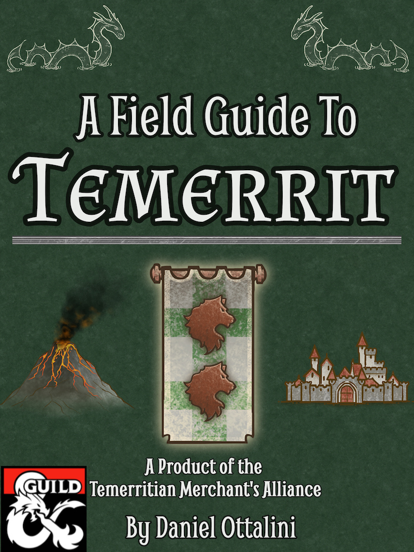 A Field Guide to Temerrit – Plot Hooks & Cover Art&nbsp;Reveal
